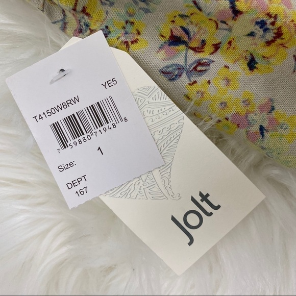 Jolt Floral Linen Blend Drawstring Shorts - Picture 5 of 7